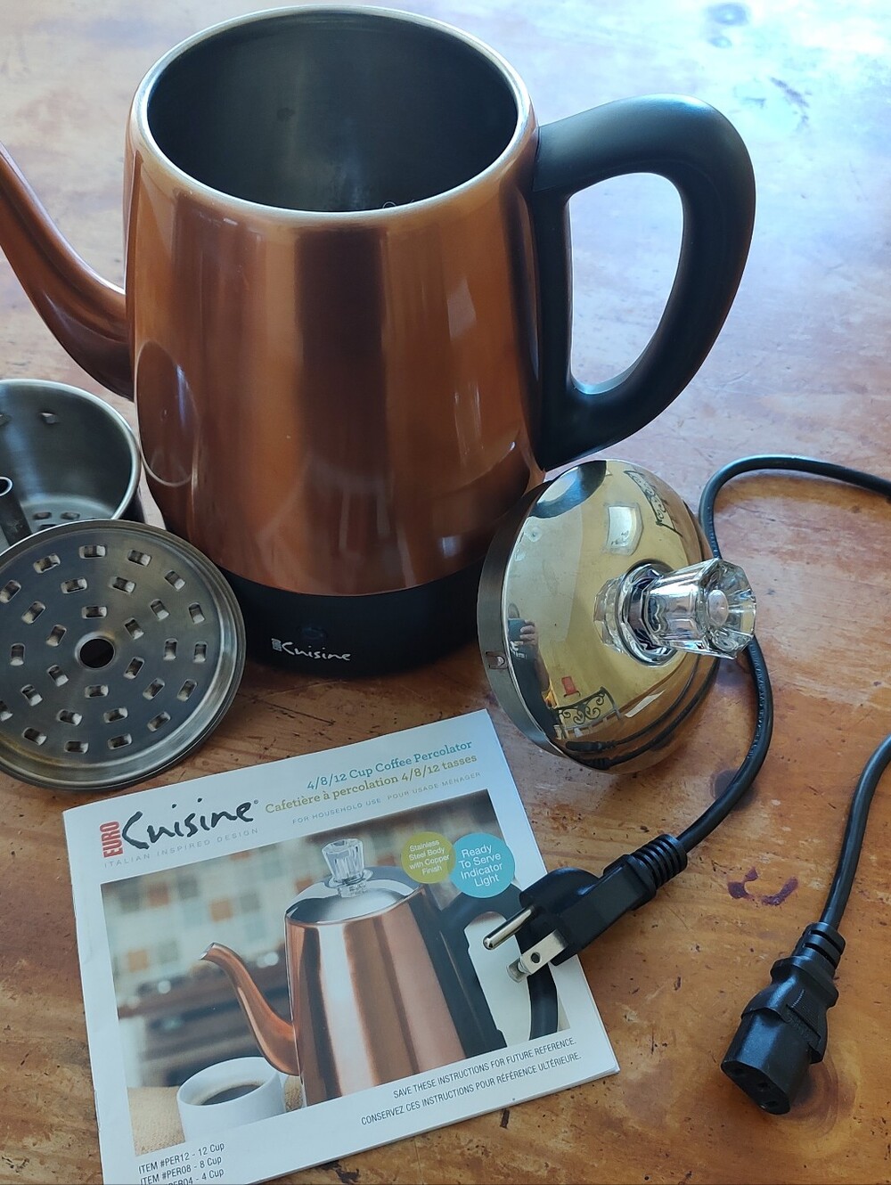 Euro Cusine Perculator Coffee Pot